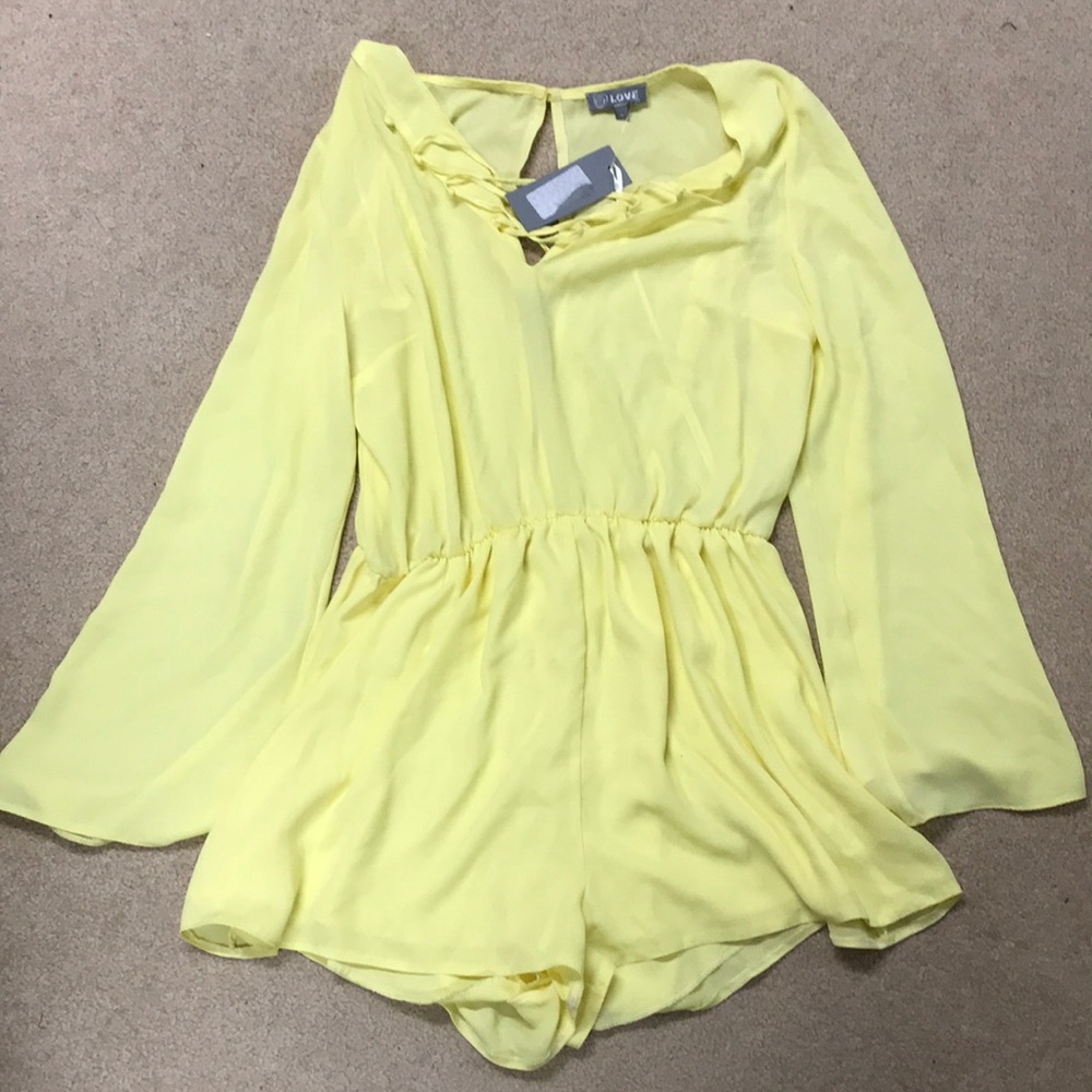 BRAND NEW! ASOS yellow romper